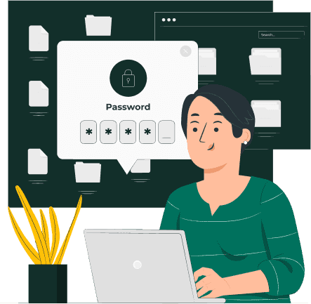 Protected page illustration