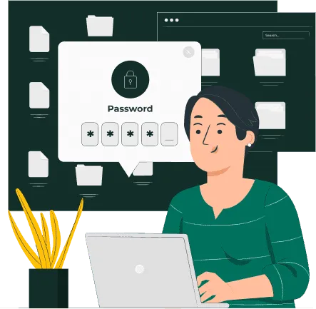 Protected page illustration
